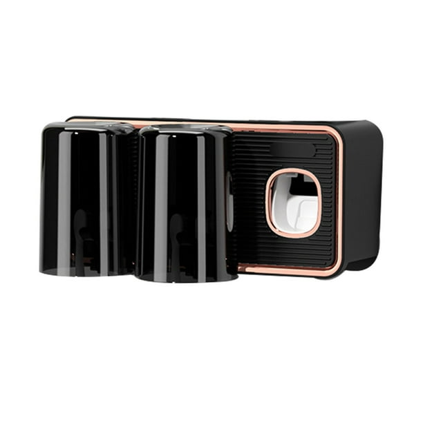 Soporte Colgante Para Cepillos De Dientes, Organizador De Cepillos De Dientes Montado En La Pared, Estante Para Cepillos De Dientes De Baño, Kit Dispensador Automático De Pasta