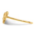 thumbnail image 5 of Diamond2Deal 14K Yellow Gold Polished Shell and Starfish Ring for Women Size 7, 5 of 8