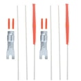 thumbnail image 4 of 2Pcs Professional Bicycles Flags Wear-resistant Safety Flags Advertising Cycling Flags, 4 of 8