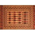 thumbnail image 1 of Ahgly Company Indoor Rectangle Southwestern Orange Country Area Rugs, 7' x 10', 1 of 1