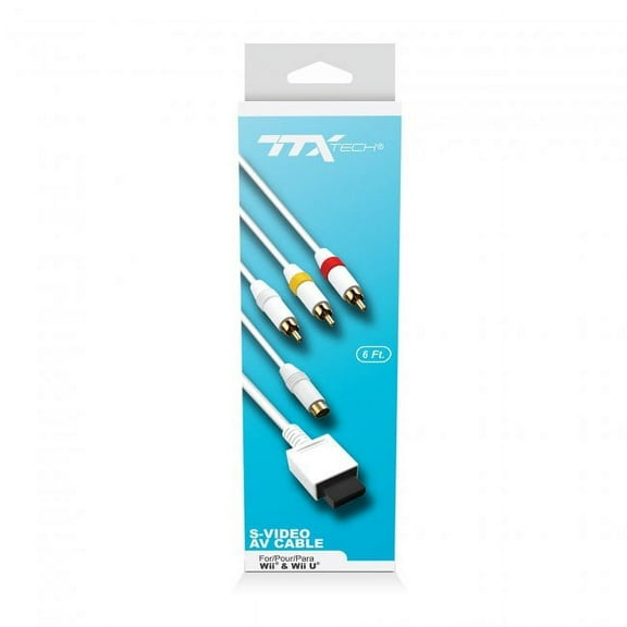 TTX Wii/Wii U S Video AV Cable