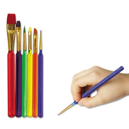 Creativity Street Acrylic Triangular-Handle Paint Brush Set, 36 Brushes\/Set - Walmart.com Creativity Street Acrylic Triangular-Handle Paint Brush Set, 36 Brushes\/Set - Walmart.com