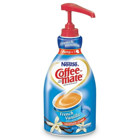 Nestle Coffee-mate Liquid Creamer Pump, French Vanilla (1 ...