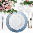 thumbnail image 5 of Ryvnso Abstract Flower Paint Round Plate Mats Dining Table Placemat Set of 6 for Holiday Decoration, 5 of 7