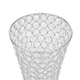 thumbnail image 4 of 2Pcs Wedding Decorative Vase Centerpiece Crystal Flower Vase Stand Silver, 4 of 12