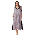 thumbnail image 6 of Layla Women’s Sleepwear 46” Knit Caftan, XS-5X, 6 of 6