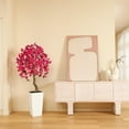 thumbnail image 5 of 6ft Tall Artificial Blooming Bougainvillea Tree with Large White Square Basin- Realistic Decorative Plant for Indoor Home and Office， Outdoor Garden, 5 of 5