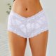 thumbnail image 2 of Gibobby Calzones para mujer sexy Ropa interior de mujer Bragas de encaje sexy Estiramiento Hipster Calzoncillos Ropa interior Señora Ropa interior(Blanco,G), 2 of 5