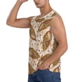thumbnail image 3 of Lsque Corn 5 Print Men's Cotton Blend Sleeveless Muscle Shirts (S-3XL)- Moisture Wicking, Odor Protection, UPF 30+,3X-Large, 3 of 8
