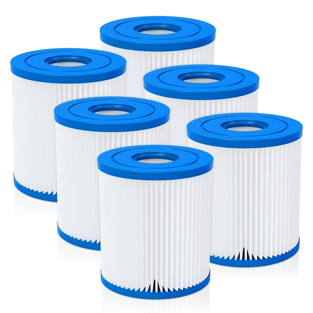 Cartucho de Repuesto para Filtro de Piscina Future Way Tipo H Paquete de 6