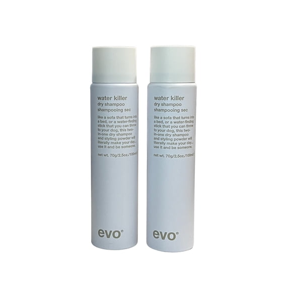 Evo Water Killer Dry Shampoo 2.5 oz (2 Pack)