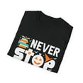 thumbnail image 4 of Never Stop Reading Halloween Festive T-Shirt, 4 of 4