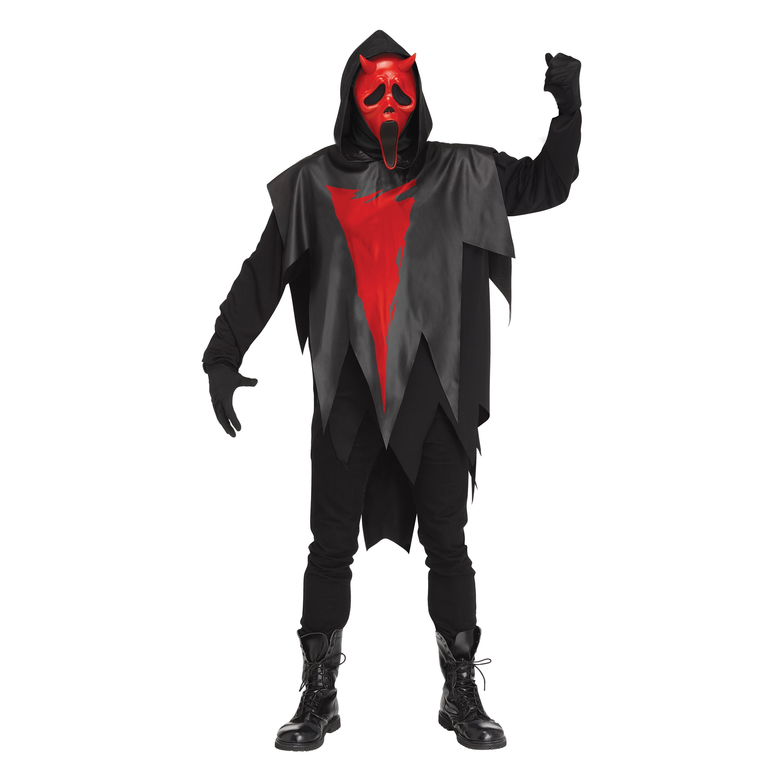 Fun World Inc Officially Licensed Dead By Daylight Devil Face Halloween Scary Costume Male Adult Black Walmart Com