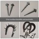 thumbnail image 3 of BRIGHTFUFU 50pcs Professional Horseshoe Herramientas Reemplazables Horse Horse Toof Nails Accesorio de caballos, 3 of 7