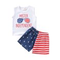 thumbnail image 6 of Dooleck Toddler Baby Girl 4th of July Outfit Shirts Top Shorts American Flag Clothes, 6 of 8