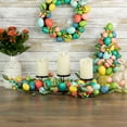 thumbnail image 2 of Northlight 32" Colorful Easter Egg Pillar Candle Holder Centerpiece, 2 of 6