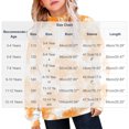 thumbnail image 3 of Atogsazn Kids Boys 1/4 Zip Sweatshirt Childrens Casual Tie Dye Long Sleeve Pullover Sweater Fall Winter Outerwear Orange 9-10 Years Fashion, 3 of 9