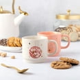 thumbnail image 5 of Thyme & Table 2 Pack Stacking You're So Golden Pink and Disco Ball White Mugs 14.2 fl oz, Stoneware, 5 of 7