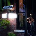 thumbnail image 2 of Luz de pared solar Luz de jardín Iluminación exterior impermeable Luz de calle Inducción del cuerpo humano Cabezal giratorio doble Hogar (130COB cuadrado Sailing Electrónica, 2 of 5