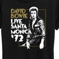 thumbnail image 3 of David Bowie - Bowie Santa Monica - Women's Short Sleeve Graphic T-Shirt, 3 of 5