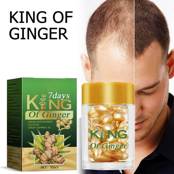 Gunyslmo Ginger Hair Capsule For Dry And Damaged Hair Moisturizing 30pcs/60ml