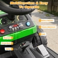 thumbnail image 7 of East doll 12V Ride on Tractor with Tiltable & Detachable Trailer, up to 3.1Mph Truck with Parental Remote, Music Player, Bluetooth Function & Headlight, 7 of 7