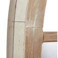 thumbnail image 6 of DecMode 26" x 35" Brown Arched Distressed Window Pane Wall Mirror, 6 of 16