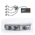 thumbnail image 2 of Weight Bridge Truck Floor Die Casting Waterproof IP67 4/6/8/10 Line Weighing Scale Load Cell Junction Box, 2 of 6