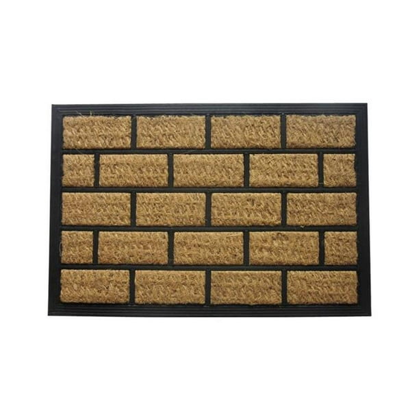 Amber Home Goods CX-1176-75 Tapis de Sol en Briques de 30 x 18 Po