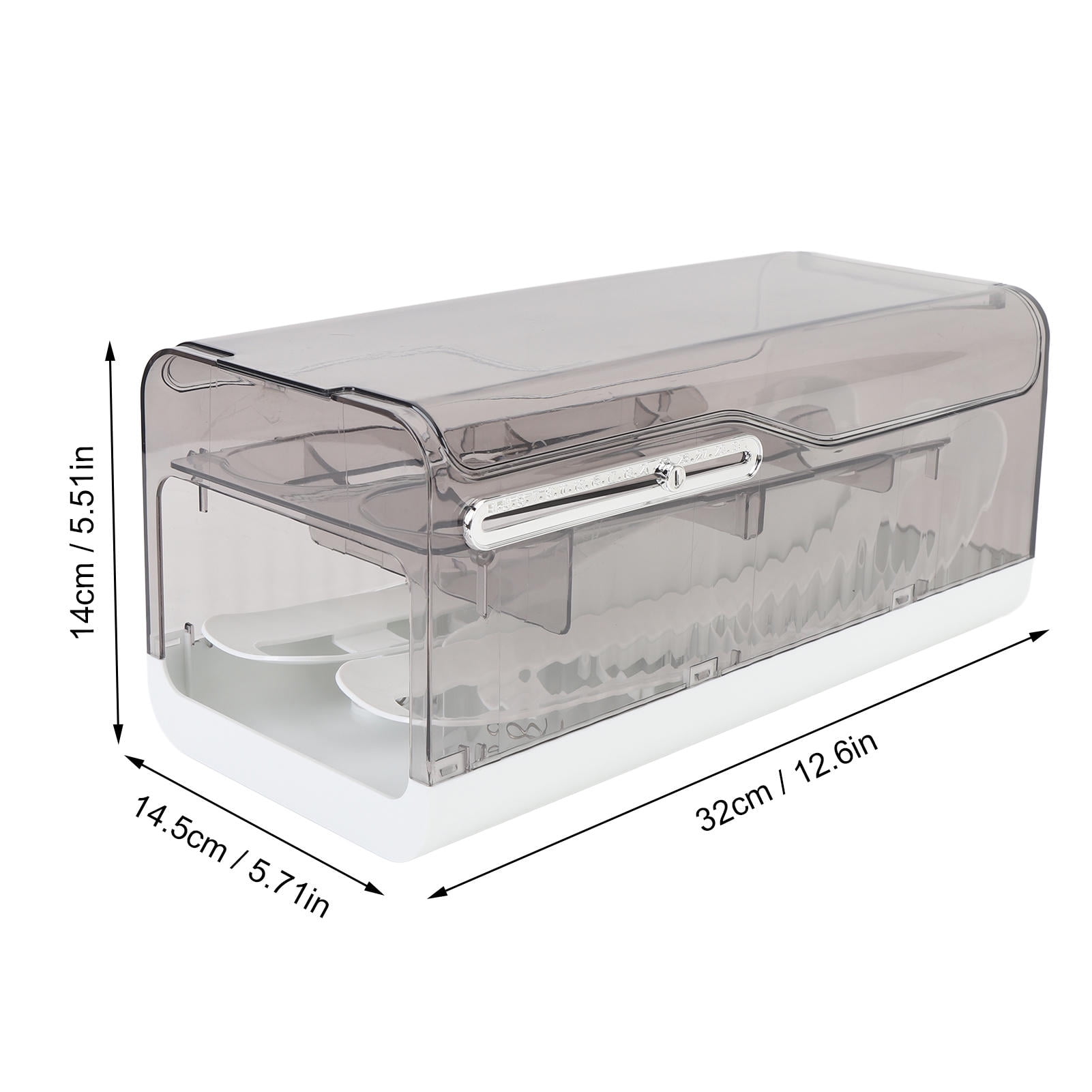 BIMZUC Rolling Egg Holder – Food‑Grade, Space‑Saving Refrigerator Side Door Organizer, 7.87×14.17×7.48 in, 2.36 lb, 27.66$