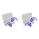 thumbnail image 2 of 1 Par Tapones para Los Oídos Silicona 3 Capas 5 A 12 Años () Rojo Morado, 2 of 6