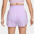 thumbnail image 3 of Nike One Shorts Womens XS Lilac Bloom Dri-FIT Brief-Lined Ultra High-Waist SRT94, 3 of 6