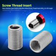 thumbnail image 2 of MYG 50X M6x1.0x3D Helicoil Stainless Steel Thread Repair Insert Kit Set Equipment, 2 of 9