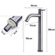 thumbnail image 3 of Grifo de lavabo Laklulu, grifo mezclador de lavabo alto para baño o lavabo, grifo mezclador de lavabo ajustable con agua fría y caliente, 3 of 4