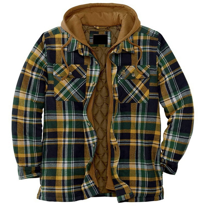 ★TENDERLOIN★ T-LUMBERJACK BUFFALO JACKET Men's Flannel Shirt Lumberjack Jacket with Removable Hood
