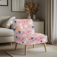 thumbnail image 3 of HELLHERO Cats Anti-Wrinkle Stain Protection Armless Slipper Chair Protector Elastic Bottom Armless Accent Chair Protector for Armless Chair, 3 of 8