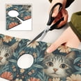 thumbnail image 6 of Yayeee Faucet Mat for Kitchen Sink 14.7" Diatomite Long Splash Guard Pad, Flowers Cat, 6 of 7