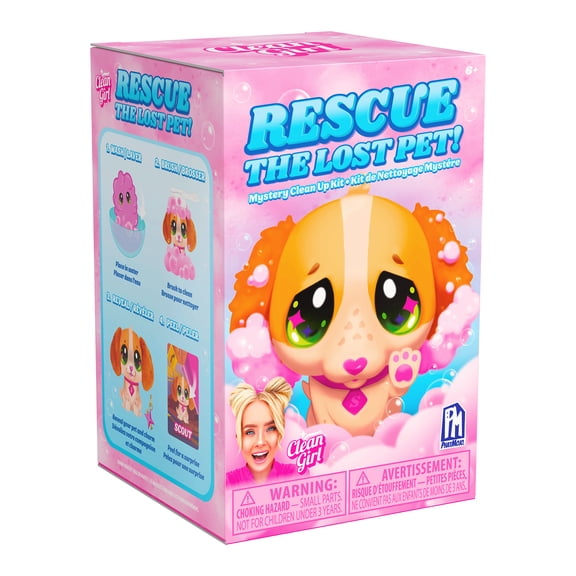 Clean Girl Rescue the Lost Pet Mystery Box Pet Clean Up Kit