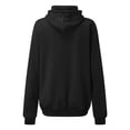 thumbnail image 5 of Jinhomg Casual Athletic Sweatshirts for Women Long Sleeve Cute Cherry Print Pullover Tops Lightweight Cozy Drawstring Hooded Sweatshirt with Pocket Spring Saving Black L, 5 of 6