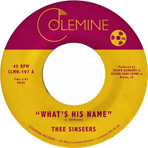 Thee Sinseers - What's His Name - Music & Performance - Vinyl [7-Inch]