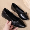 thumbnail image 2 of Aayomet Womens Casual Dress Shoes Low Heel On Casual Fashion Leisure Breathable Shoes Outdoor Womens Slip Shoes Women's casual,Black 6.5, 2 of 5