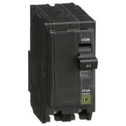 Angle View: Square D QO 60A Double-Pole Standard Trip Circuit Breaker QO260CP