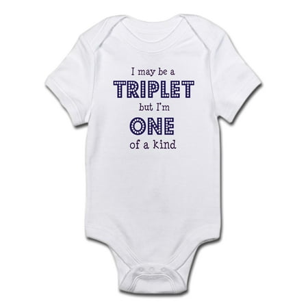 

CafePress - Triplets One Of A Kind Infant Creeper - Baby Light Bodysuit