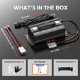 thumbnail image 5 of LiTime 29.2V 20A LiFePO4 Battery Charger with LED Indicators, 4 Built-in Safety Protections Support 0V Charging Function for 24V LiFePO4 Battery, 5 of 9