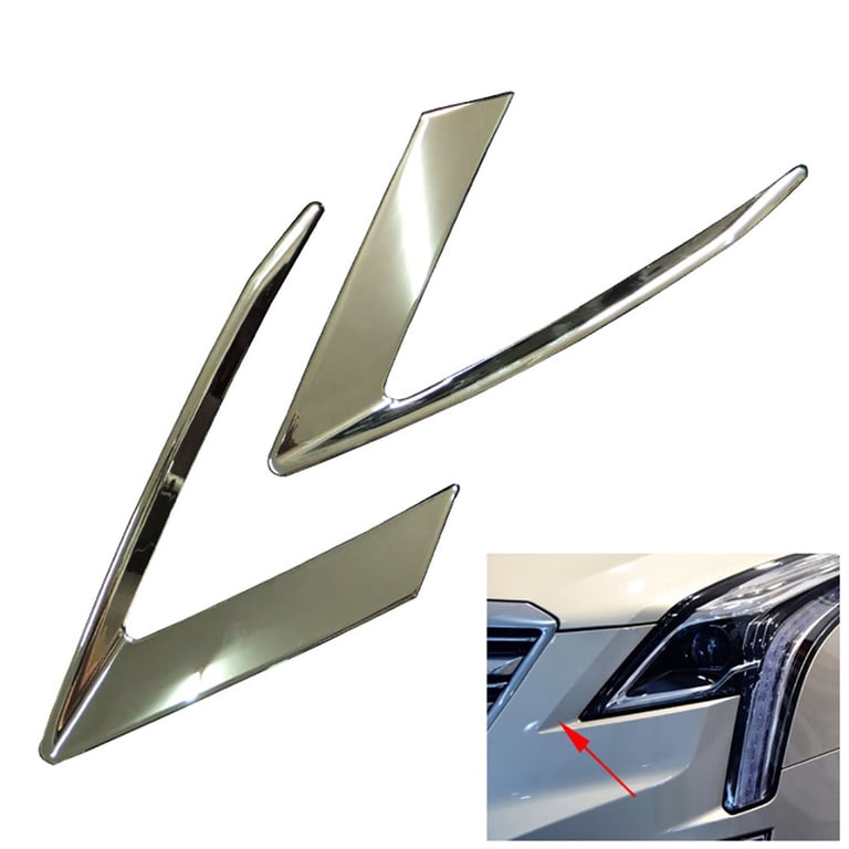 QAA Stainless Chrome Pillar Posts For Cadillac Deville DTS 2000-2011 - 4-Piece Set