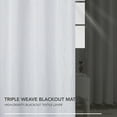 thumbnail image 4 of Deconovo Silver Printed Blackout Curtains - 2 Panels, Wave Dots Pattern, Grommet Top, 42"x108", Thermal Insulated Drapes for Bedroom & Living Room, Silver Gray, 4 of 8