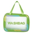 thumbnail image 1 of 1 Pc Bolsa de Cosméticos Clara y Conveniente para Mujeres para Vacaciones, Camping y Viajes de Negocios Verde-L, 1 of 4