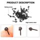 thumbnail image 5 of 50pcs Carp Fishing Boilie Screw with Solid Ring Bait Tool Chod Rigs Carp Fishing Hair Tackle Accesso, 5 of 5