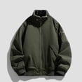 thumbnail image 2 of Mens Lightweight Jackets Full Zip Business Casual Windbreaker Fall Golf Coat Warm Winter Jacket with Pockets, 2 of 5