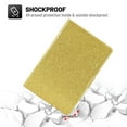 thumbnail image 6 of Galaxy Tab S7 2020 Case, Dteck Glitter Sparkle PU Leather Folio Case Multi-angle Viewing Stand Protective Cover with Card Slots for Samsung Galaxy Tab S7 11 inch 2020 Model SM-T870 T875 T876B, Gold, 6 of 6